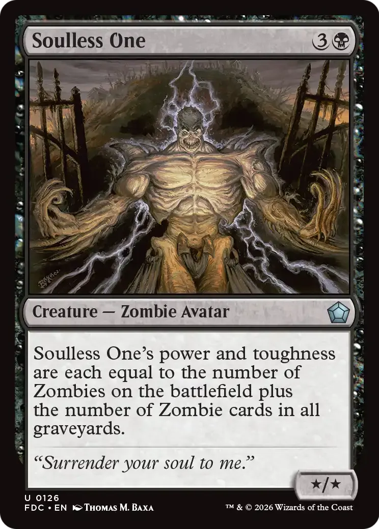 Celui-qui-n'a-pas-d'âme — Foundations Commander — Magic: The Gathering