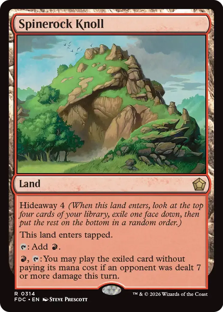 Tertre de Rochépine — Foundations Commander — Magic: The Gathering