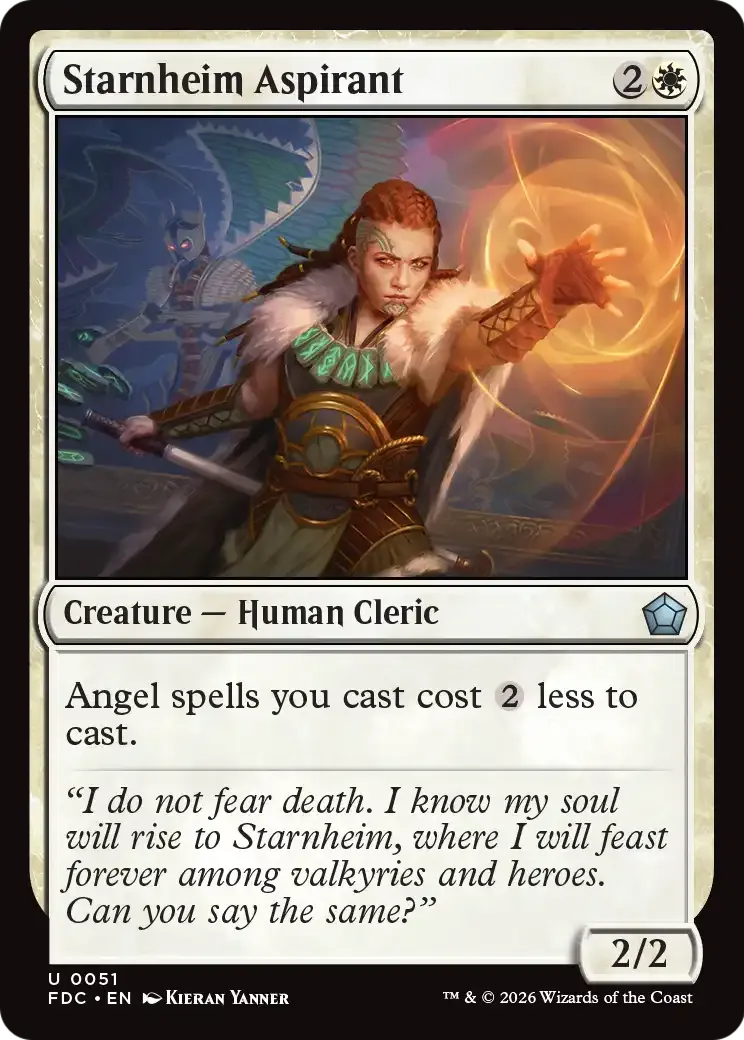 Aspirante de Starheim — Foundations Commander — Magic: The Gathering