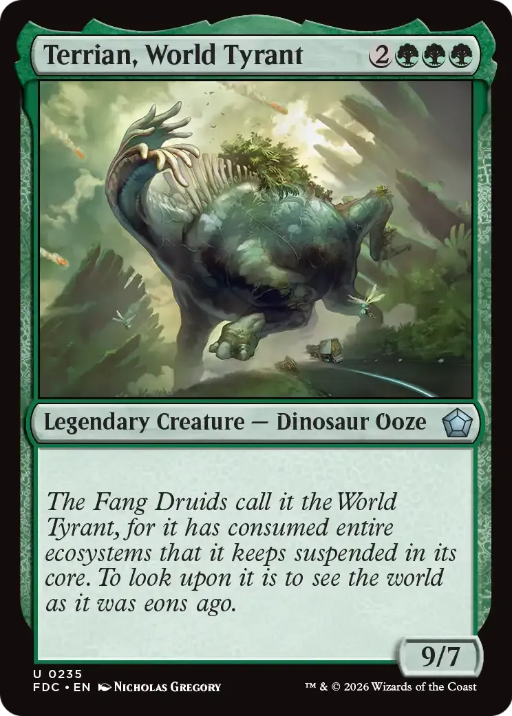 Terrian, tyran du monde — Foundations Commander — Magic: The Gathering