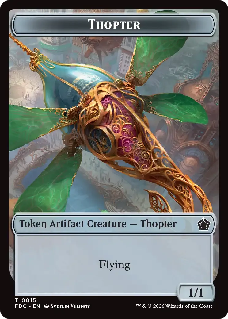 Thopter — Foundations Commander — Magic: The Gathering