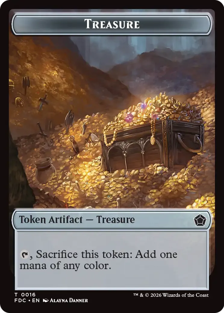 Treasure — Foundations Commander — Magic: The Gathering