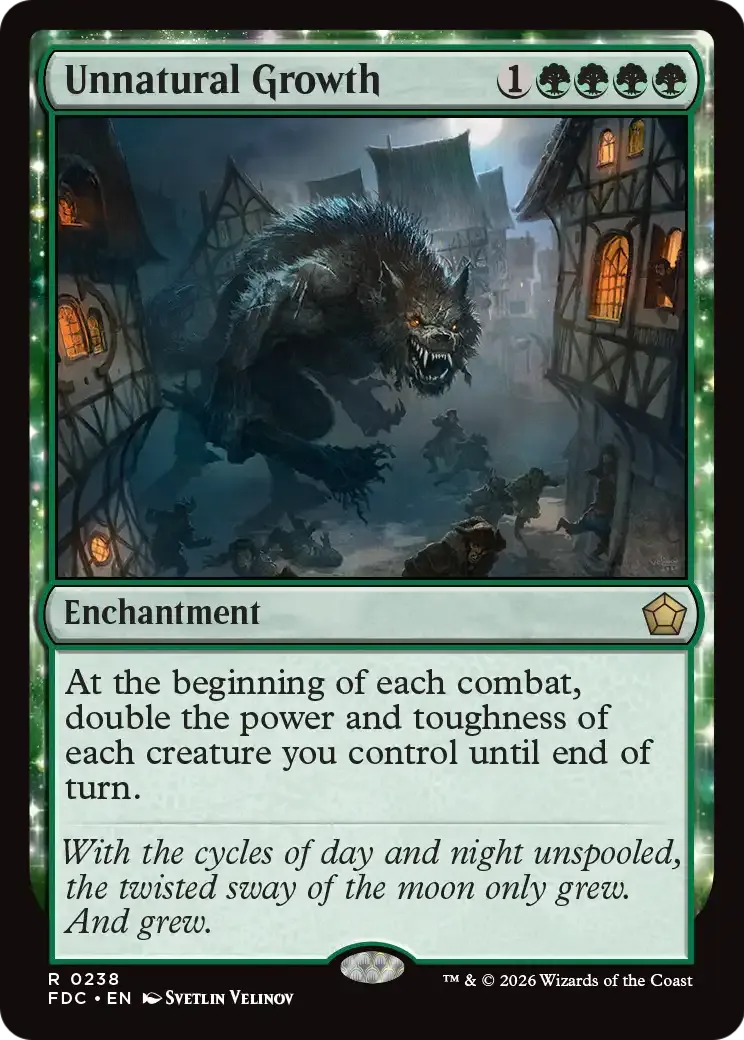 Croissance surnaturelle — Foundations Commander — Magic: The Gathering