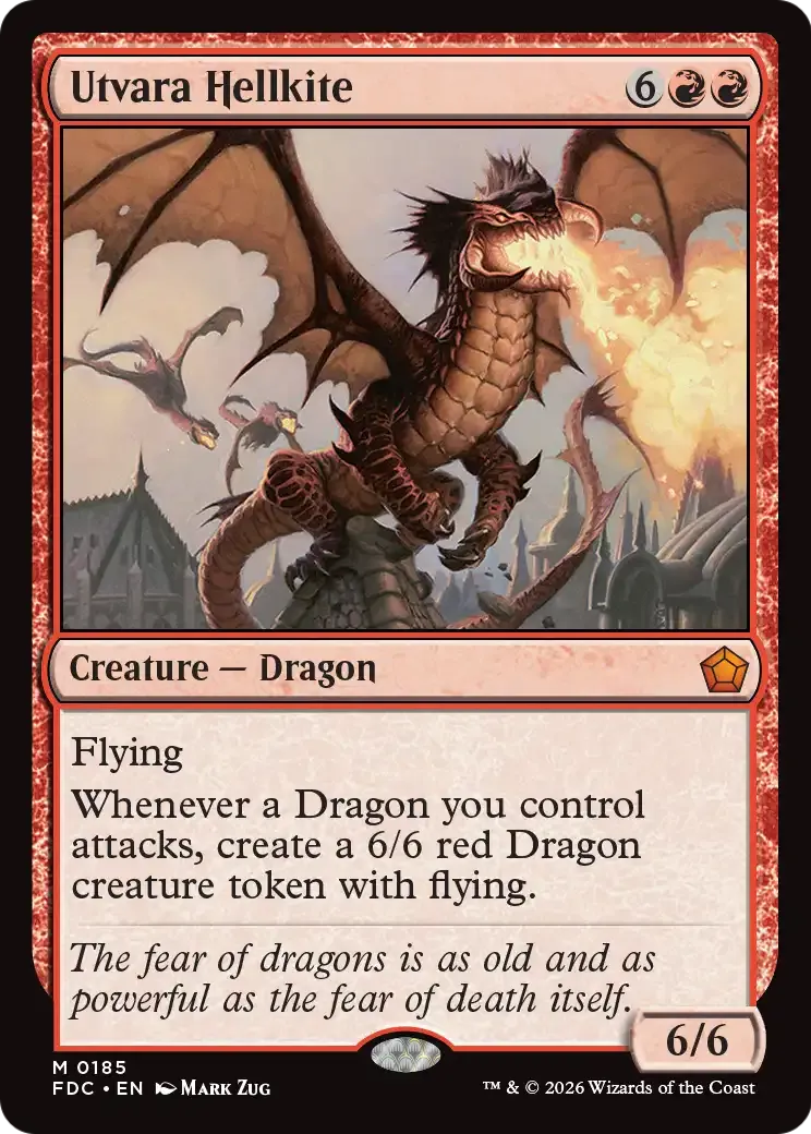 Escouflenfer d'Utvara — Foundations Commander — Magic: The Gathering