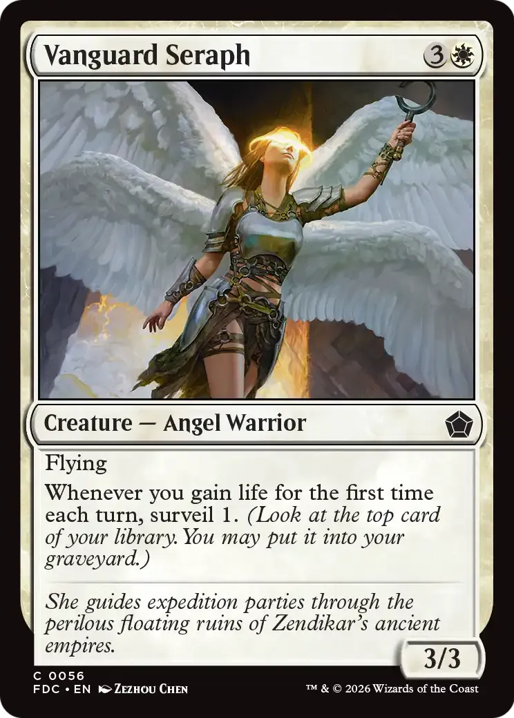 Vanguard Seraph — Foundations Commander — Magic: The Gathering