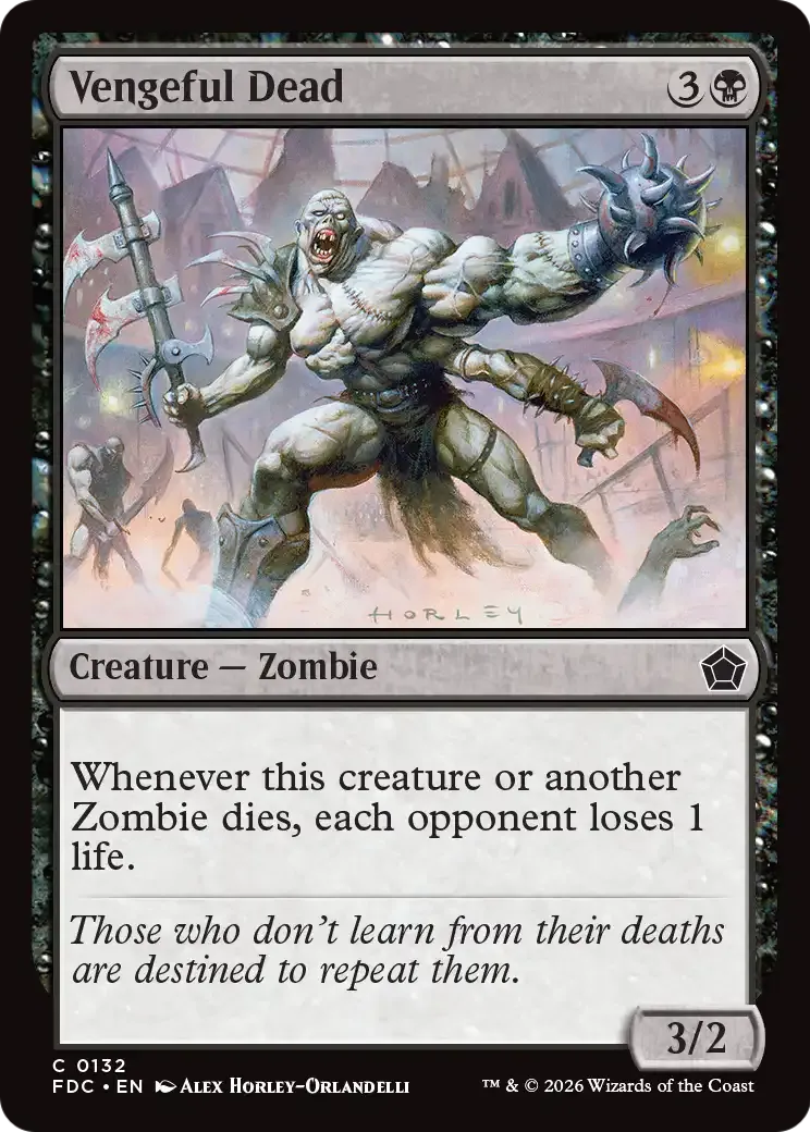 Mort vengeur — Foundations Commander — Magic: The Gathering