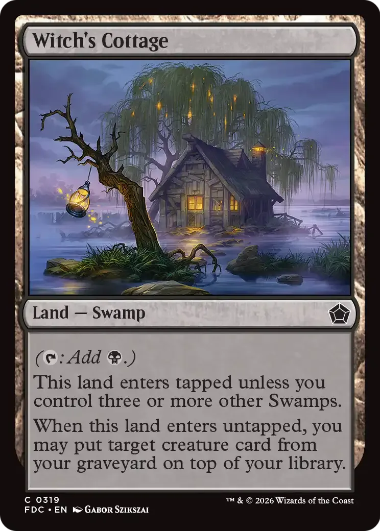 Maison de l'envoûteuse — Foundations Commander — Magic: The Gathering