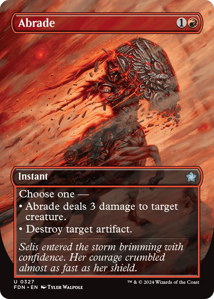 Abrade — Foundations — Magic: The Gathering