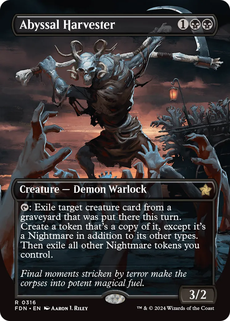 Abyssal Harvester — Foundations — Magic: The Gathering