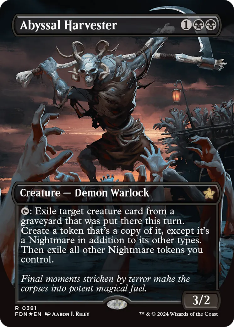 Abyssal Harvester — Foundations — Magic: The Gathering