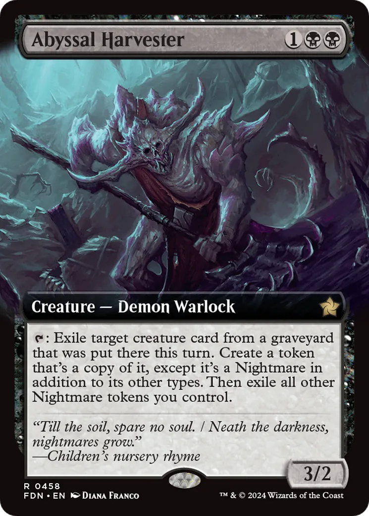 Abyssal Harvester — Foundations — Magic: The Gathering