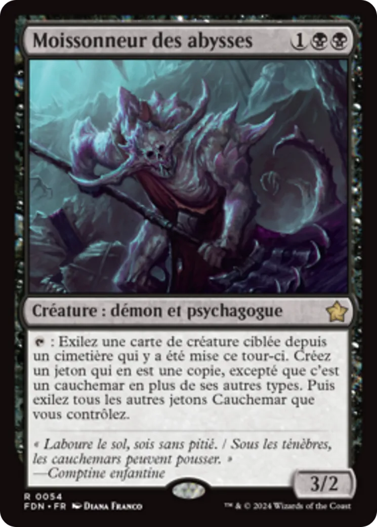 Moissonneur des abysses — Foundations — Magic: The Gathering