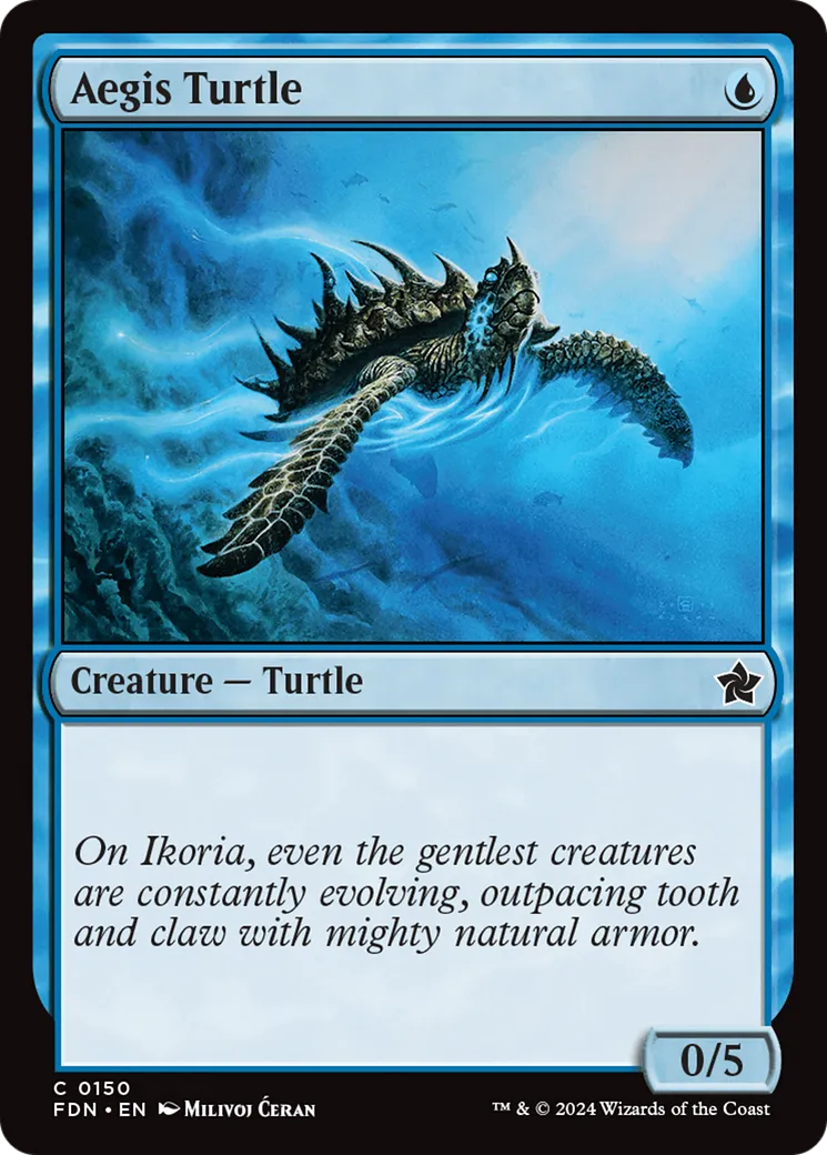 Tortue de l'égide — Foundations — Magic: The Gathering