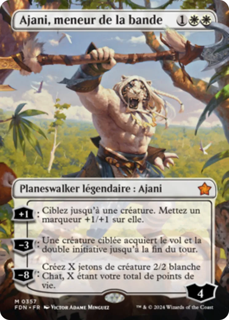 Ajani, meneur de la bande from Foundations - Magic: The Gathering