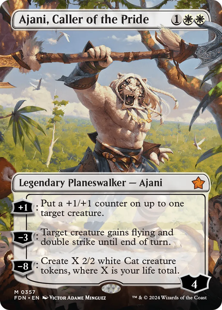 Ajani, Caller of the Pride — Foundations — Magic: The Gathering