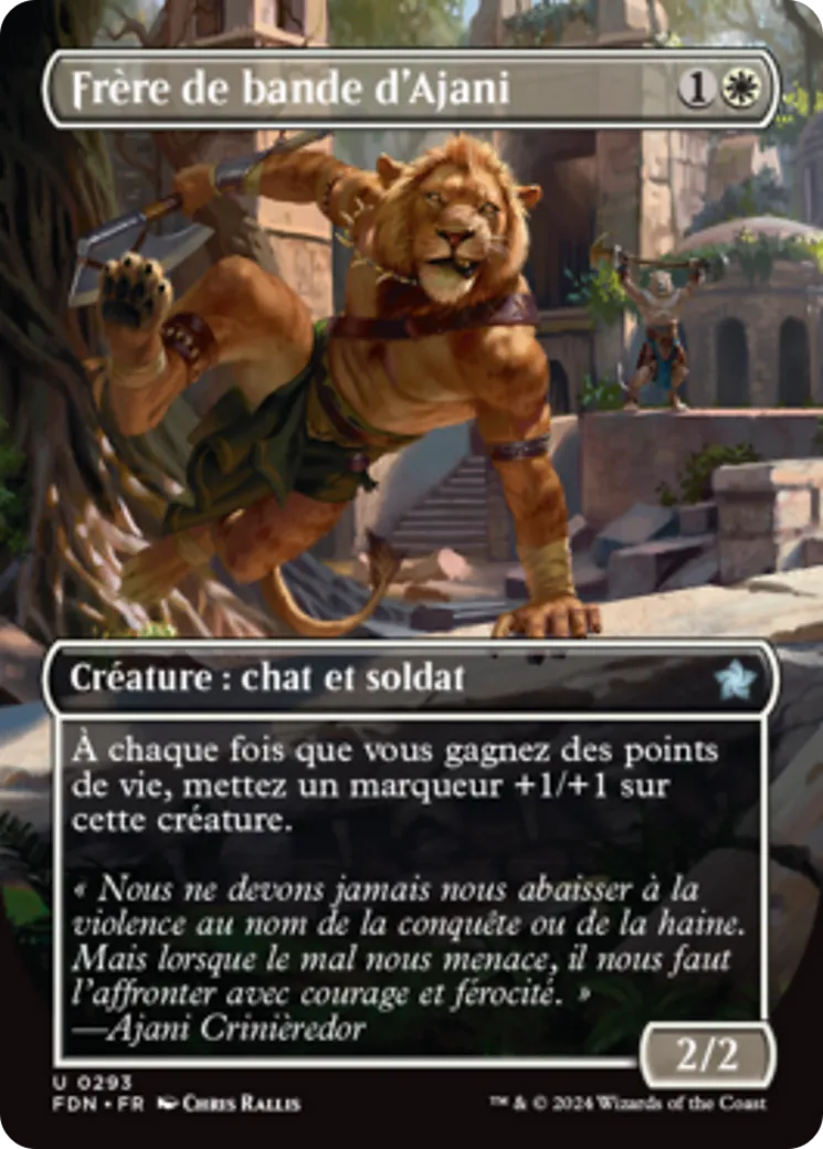 Frère de bande d'Ajani — Foundations — Magic: The Gathering