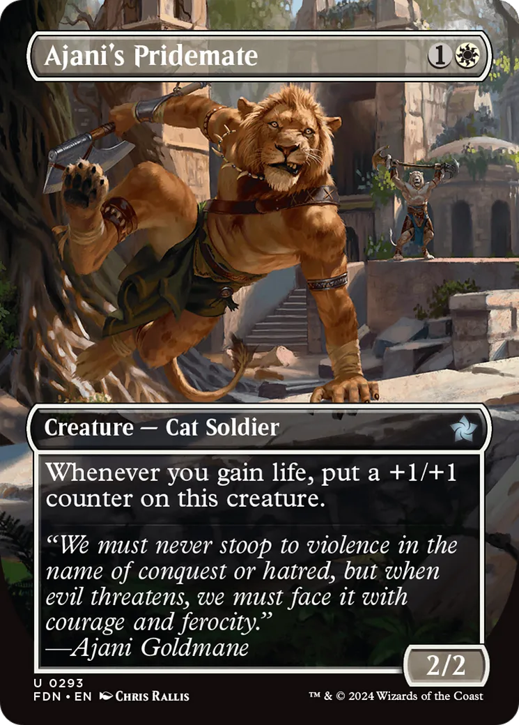 Frère de bande d'Ajani — Foundations — Magic: The Gathering