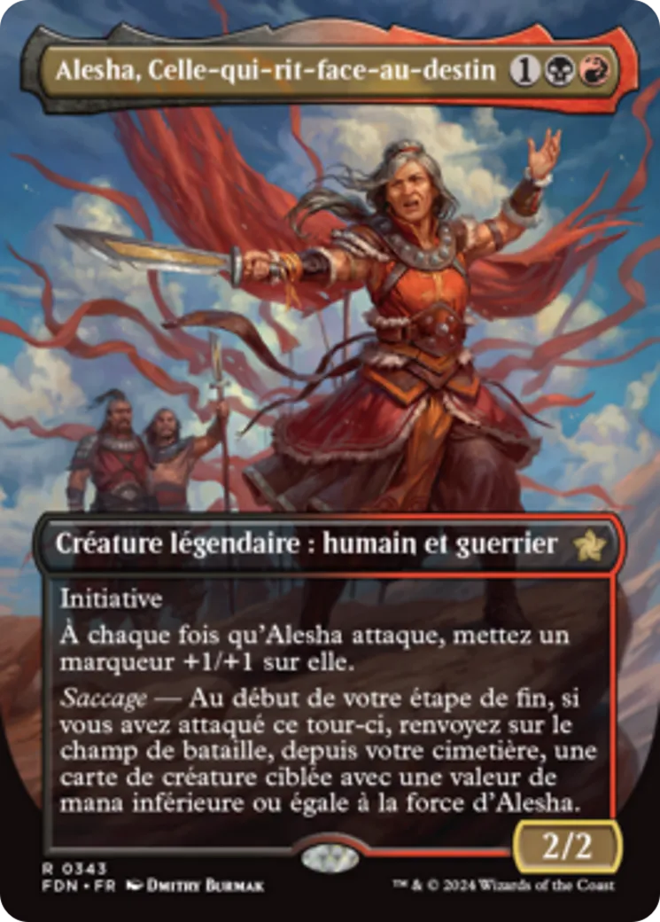 Alesha, Celle-qui-rit-face-au-destin — Foundations — Magic: The Gathering
