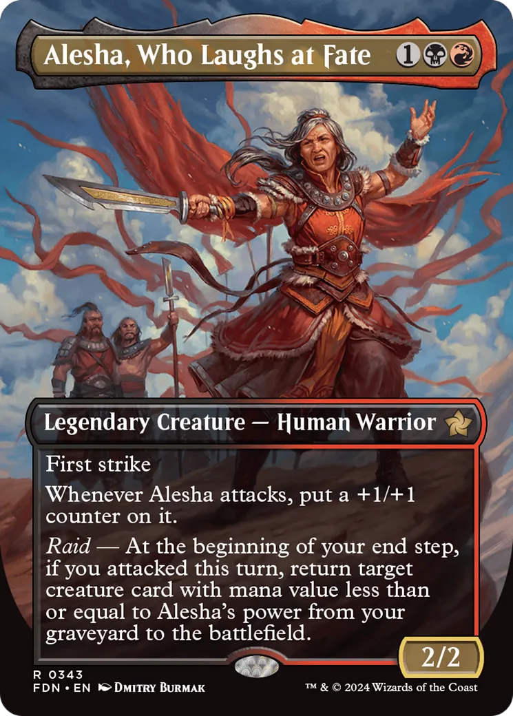Alesha, Who Laughs at Fate — Foundations — Magic: The Gathering