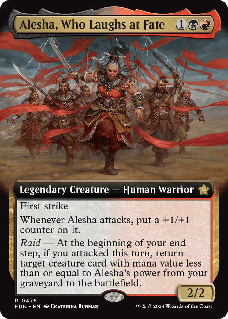 Alesha, Who Laughs at Fate — Foundations — Magic: The Gathering