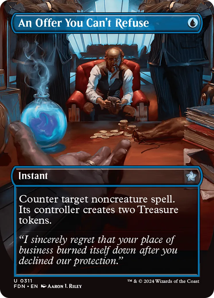 An Offer You Can't Refuse from Foundations - Magic: The Gathering