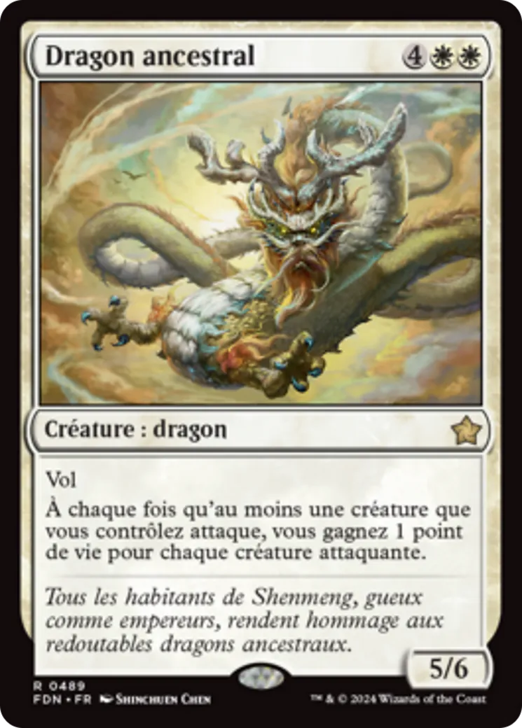Dragon ancestral from Foundations - Magic: The Gathering