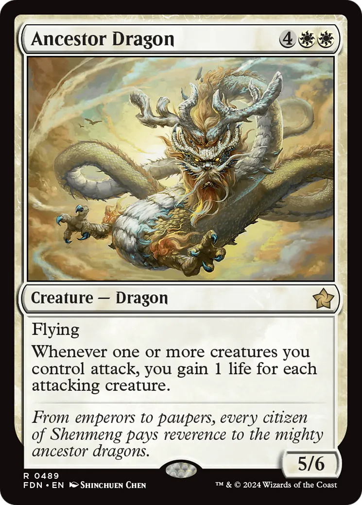 Dragon ancestral — Foundations — Magic: The Gathering
