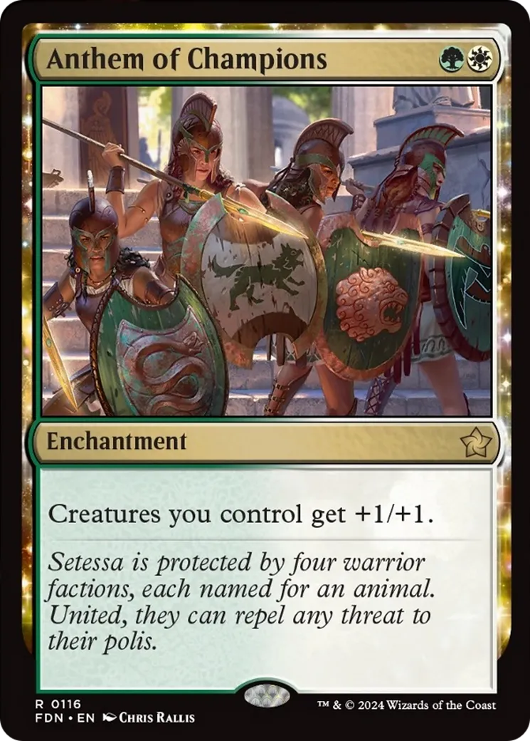 Antienne des champions — Foundations — Magic: The Gathering