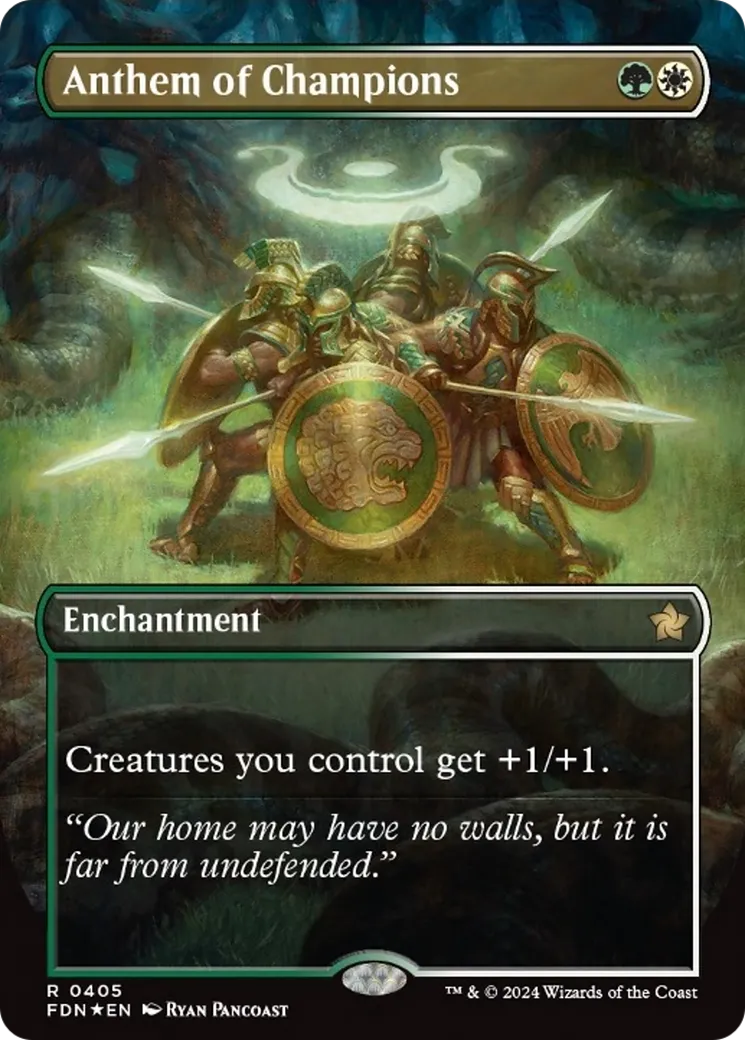 Antienne des champions — Foundations — Magic: The Gathering