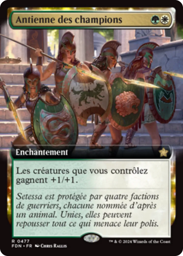 Antienne des champions from Foundations - Magic: The Gathering