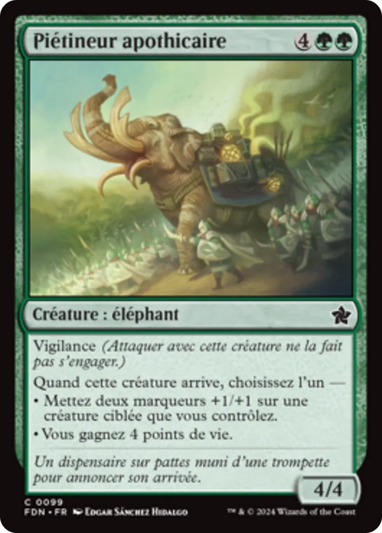 Piétineur apothicaire — Foundations — Magic: The Gathering