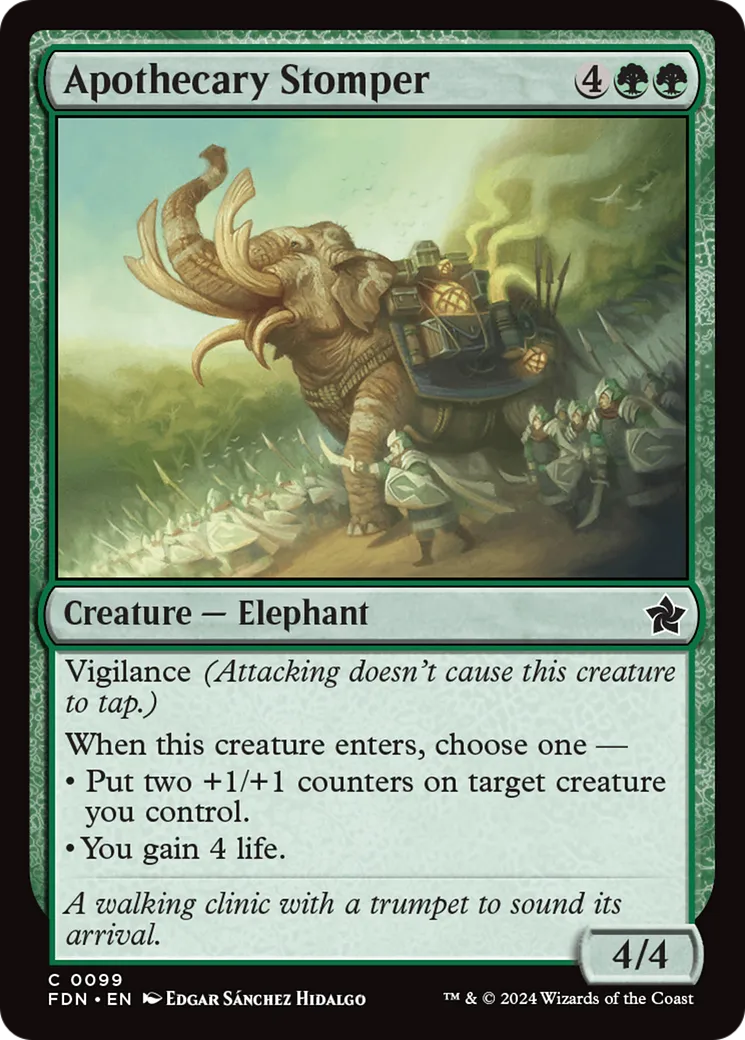 Piétineur apothicaire — Foundations — Magic: The Gathering