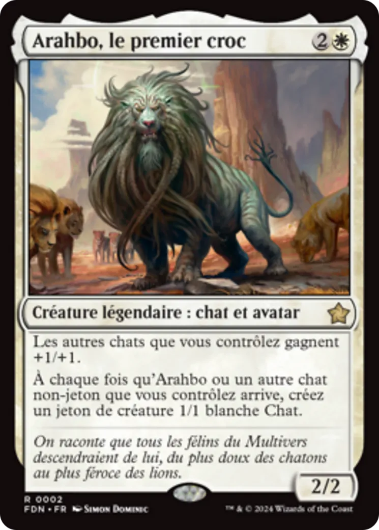 Arahbo, le premier croc from Foundations - Magic: The Gathering