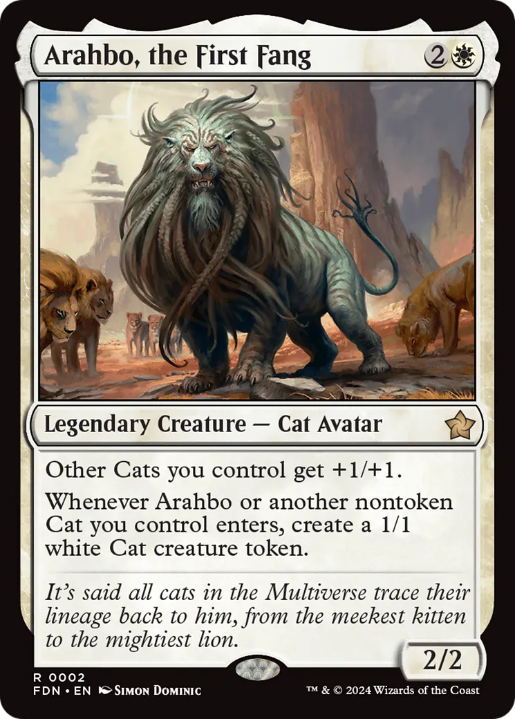 Arahbo, the First Fang — Foundations — Magic: The Gathering