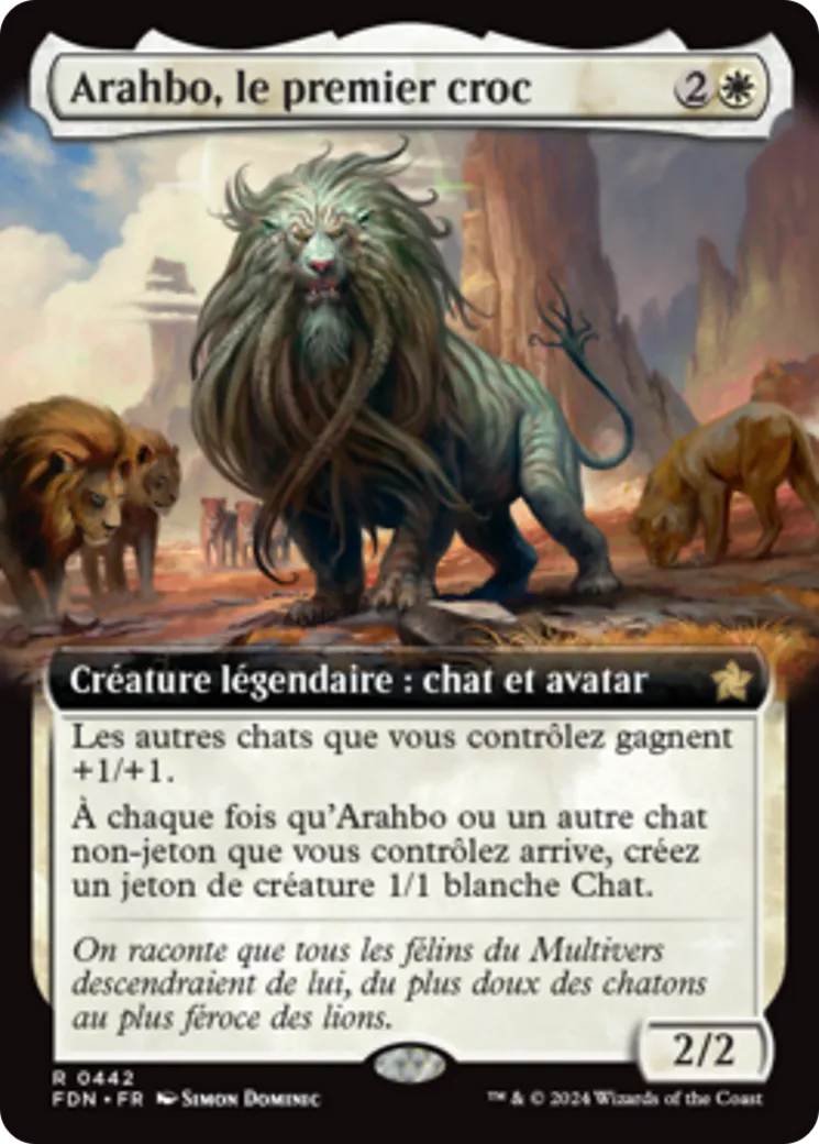 Arahbo, le premier croc from Foundations - Magic: The Gathering