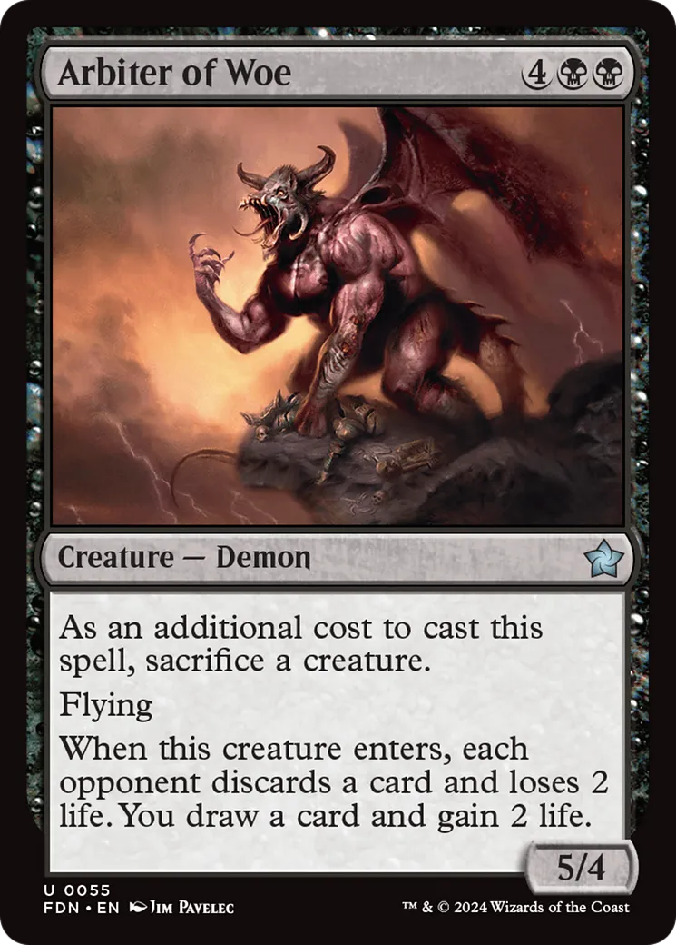 Arbitre du malheur — Foundations — Magic: The Gathering