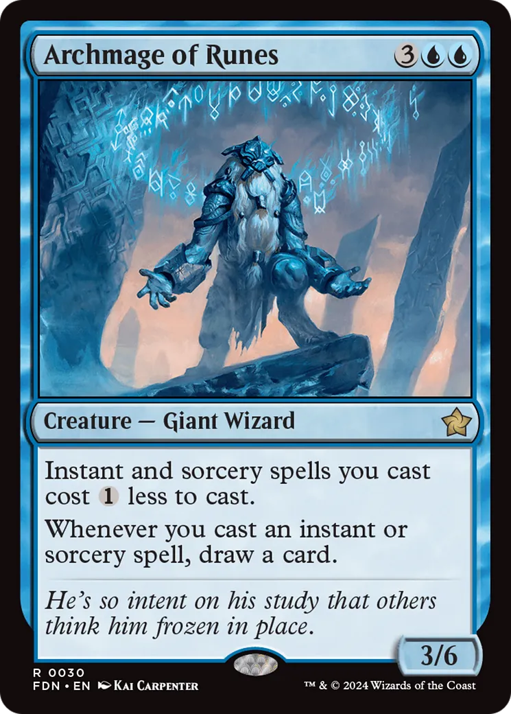 Archmage of Runes — Foundations — Magic: The Gathering