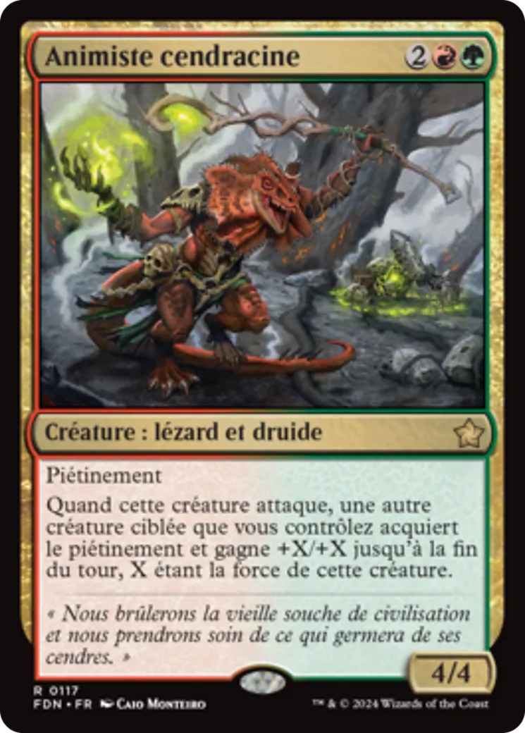 Animiste cendracine — Foundations — Magic: The Gathering