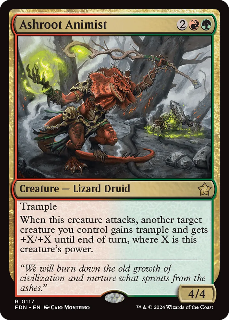 Animiste cendracine — Foundations — Magic: The Gathering