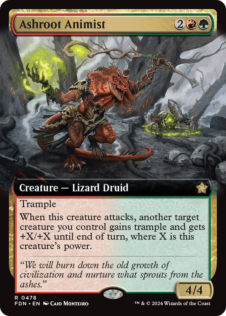 Animiste cendracine — Foundations — Magic: The Gathering