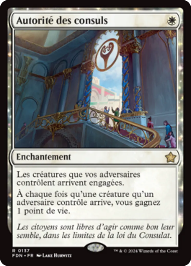 Autorité des consuls — Foundations — Magic: The Gathering