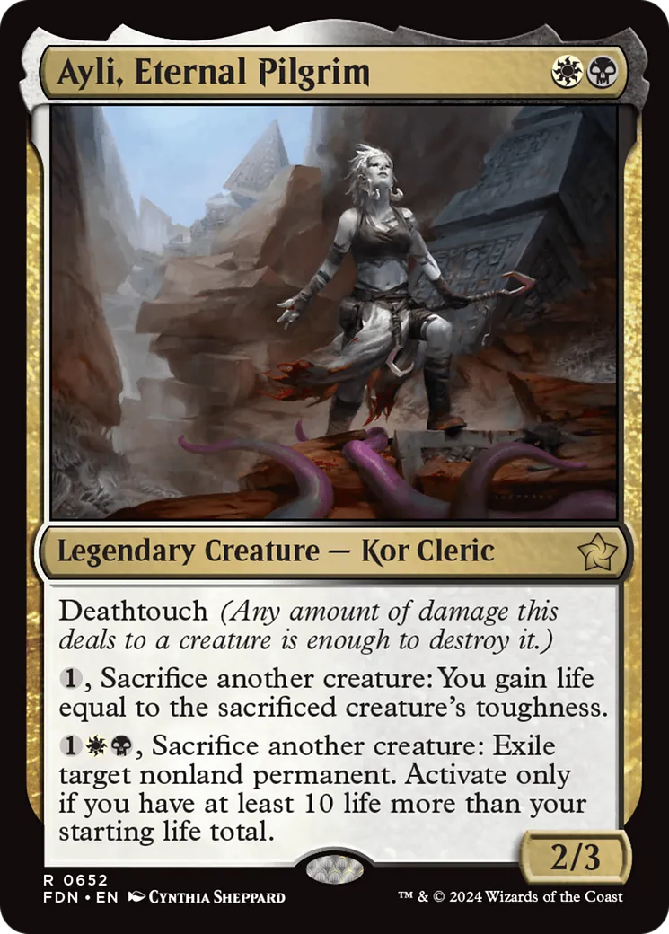 Ayli, pèlerine éternelle — Foundations — Magic: The Gathering
