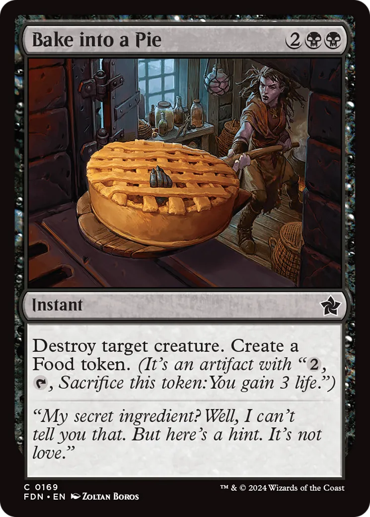 Faire cuire une tourte — Foundations — Magic: The Gathering