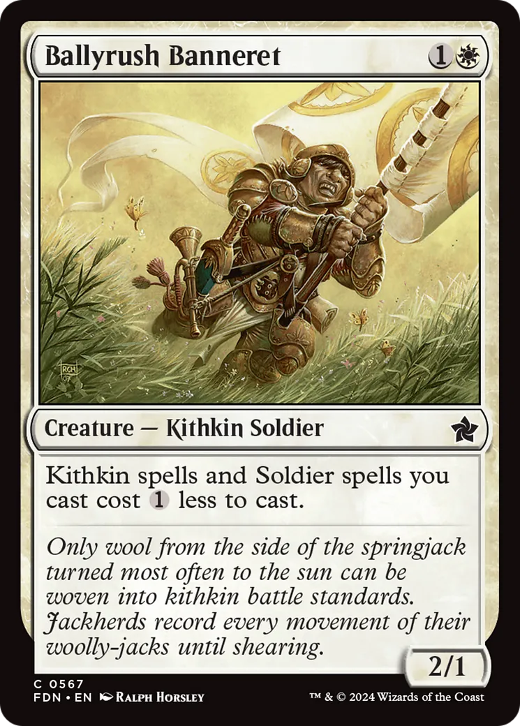 Banneret de Sacrejonc — Foundations — Magic: The Gathering