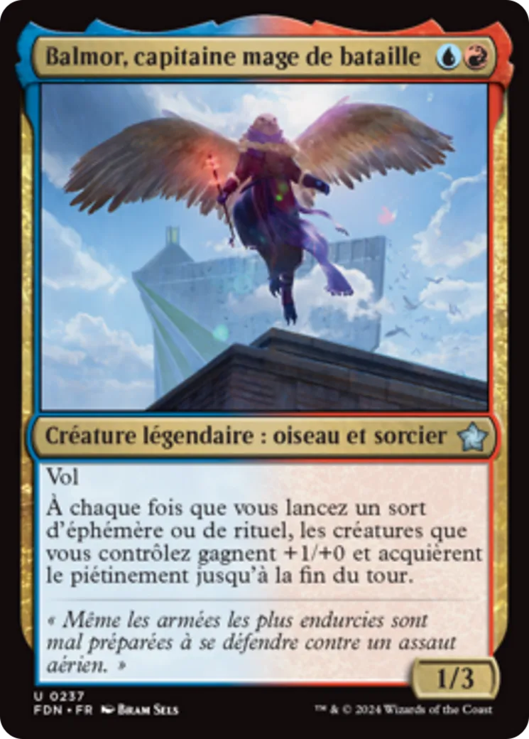 Balmor, capitaine mage de bataille — Foundations — Magic: The Gathering
