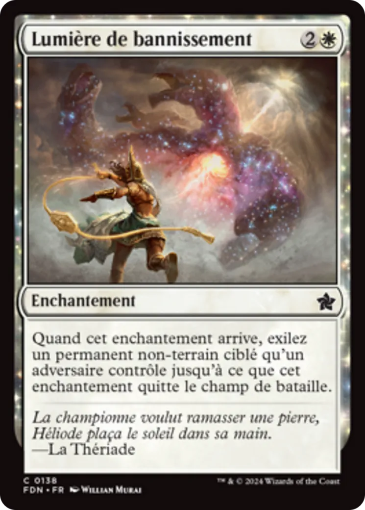 Lumière de bannissement — Foundations — Magic: The Gathering
