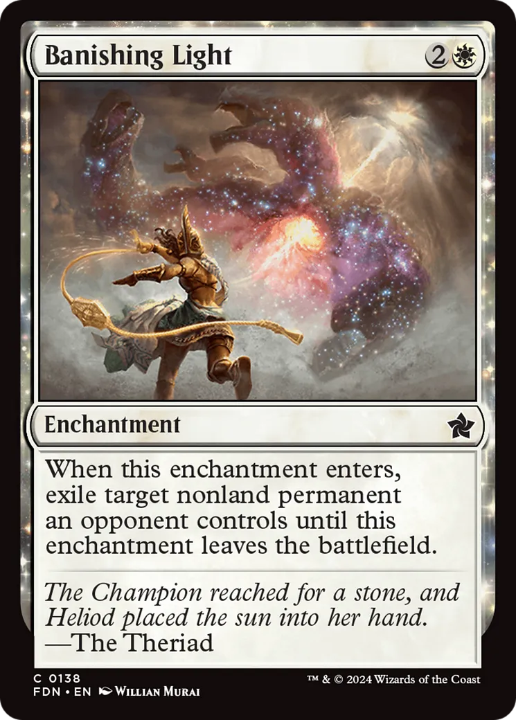 Banishing Light — Foundations — Magic: The Gathering