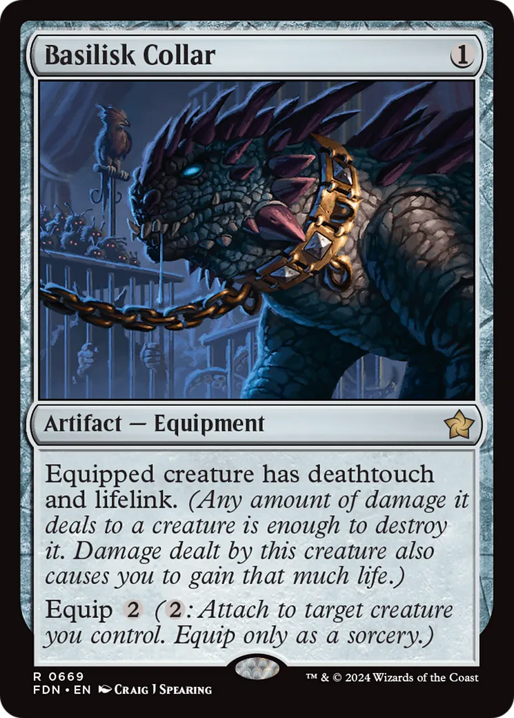 Collier de basilic from Foundations - Magic: The Gathering