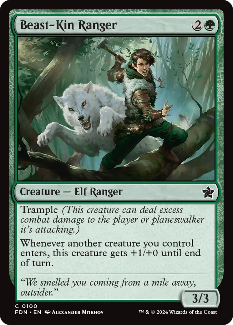 Beast-Kin Ranger — Foundations — Magic: The Gathering