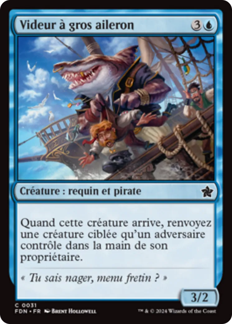 Videur à gros aileron — Foundations — Magic: The Gathering